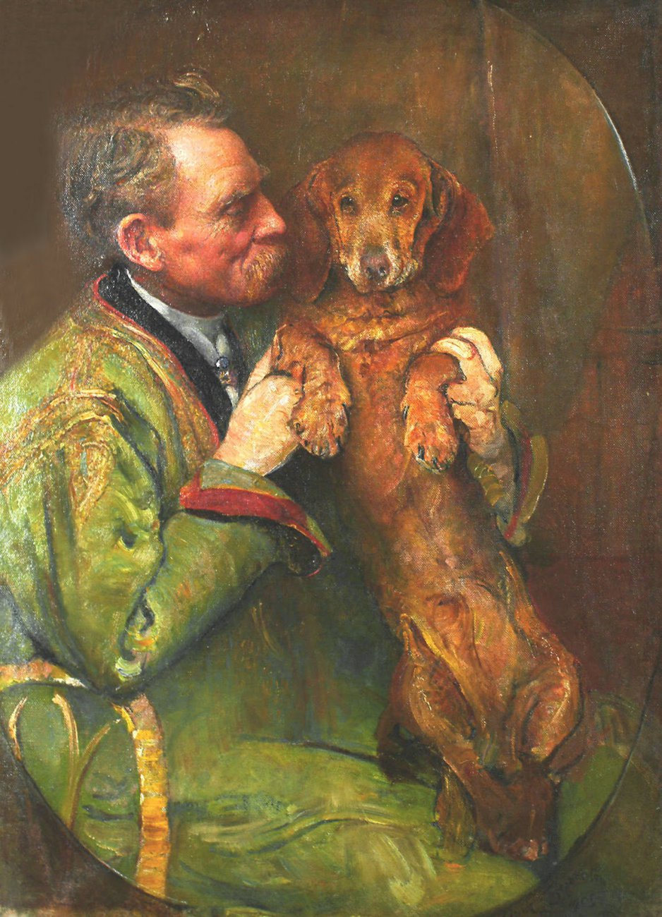 A portrait of a gentleman and his dog.jpeg