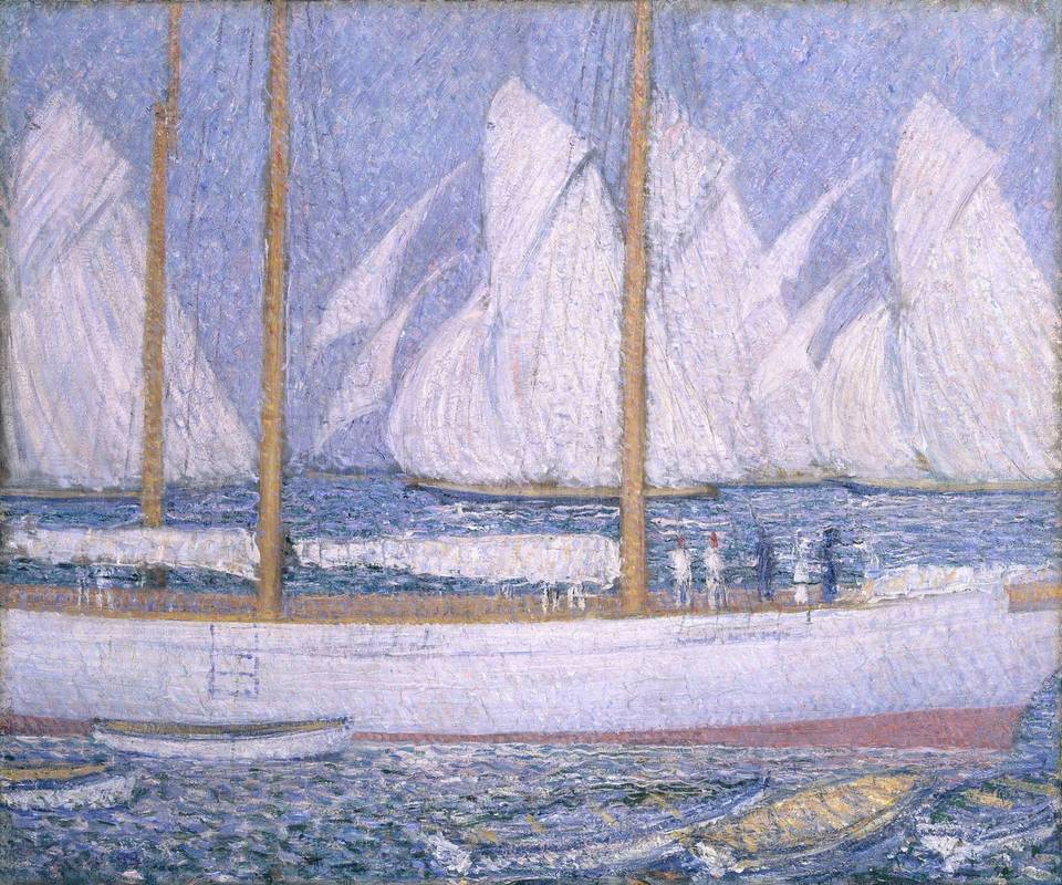 A Procession of Yachts, 1892-1893п.jpg