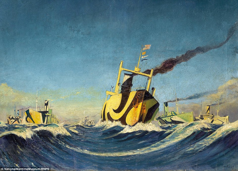 A_convoy,_1918_by_Herbert_Barnard_John_Everett_-_National_Maritime_Museum.jpg
