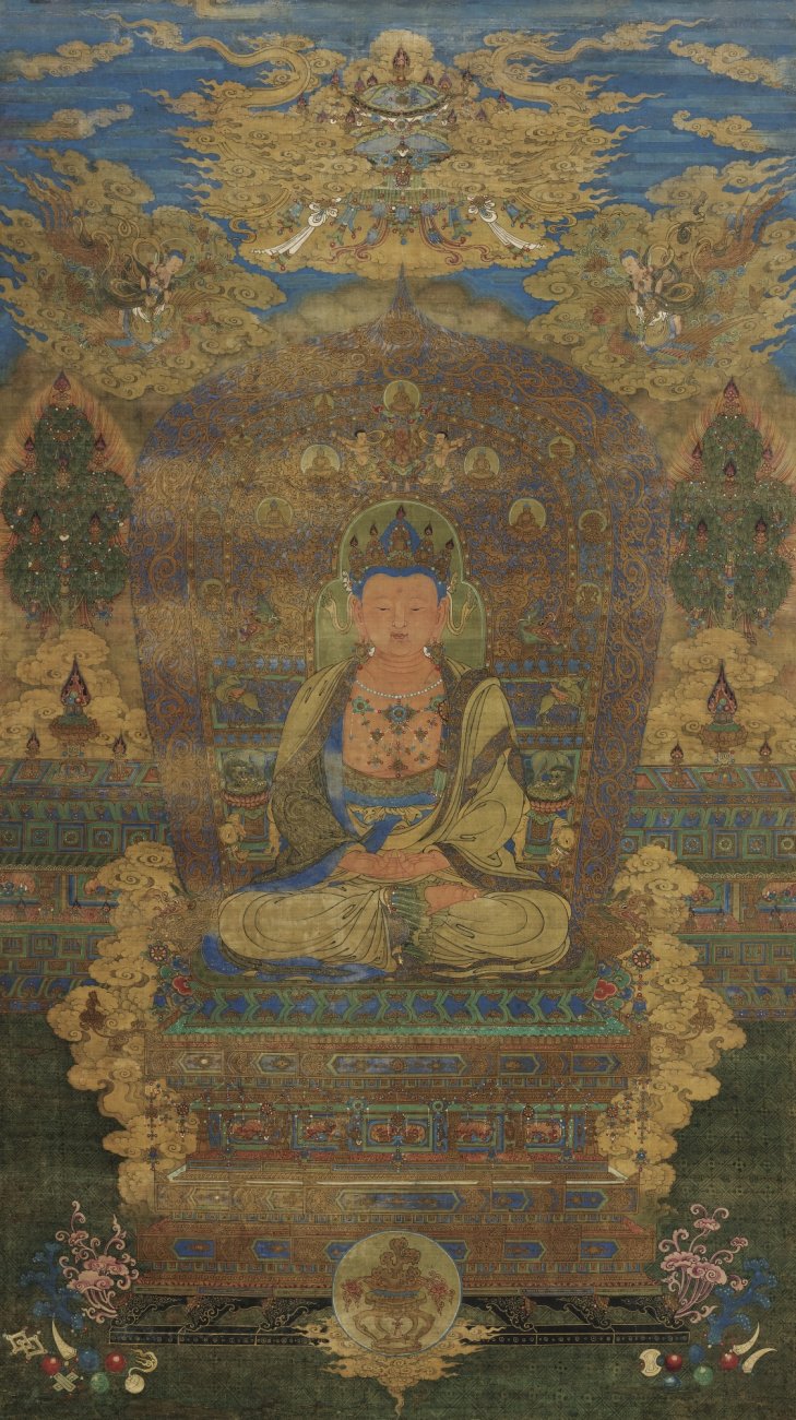 A_VERY_RARE_PAINTING_OF_A_BUDDHA._CHINA,_MING_DYNASTY,_15TH_CENTURY._Sotheby's (1).jpg