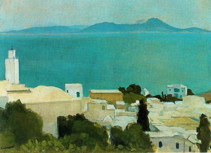 Albert-Marquet-The-Minaret-at-Sidi-Bou-Said.JPG