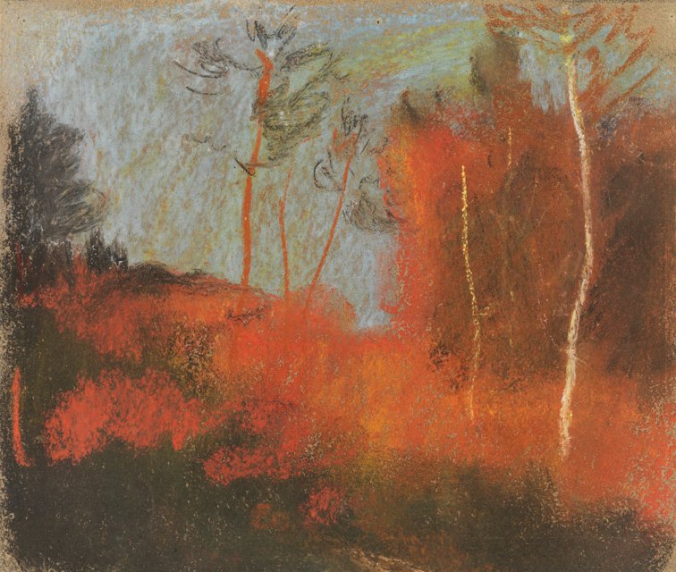 Albert_Welti,_Herbstwald,_around_1900._Pastel,_.jpg