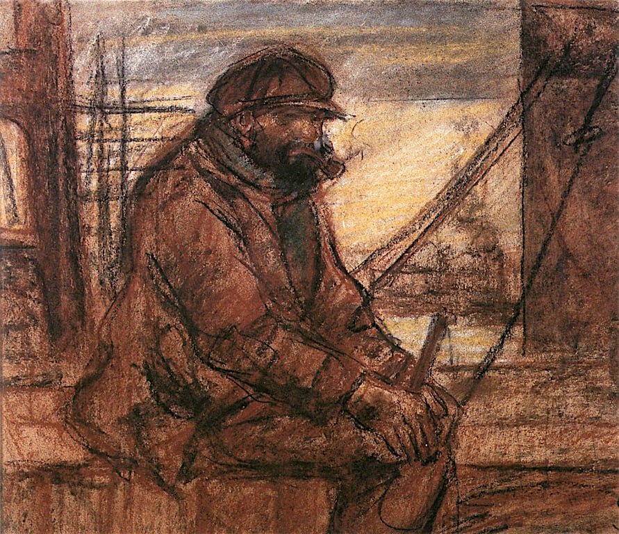 An-Emigrant-on-the-Rijn-Quay-Eugeen-van-Mieghem-oil-painting.jpg