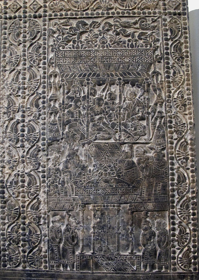 Anyan,_dinastia_qi_del_nord,_lastra_funebre_con_festa_sogdiana_dell\'anno_nuovo,_550-577_ca._04.JPG