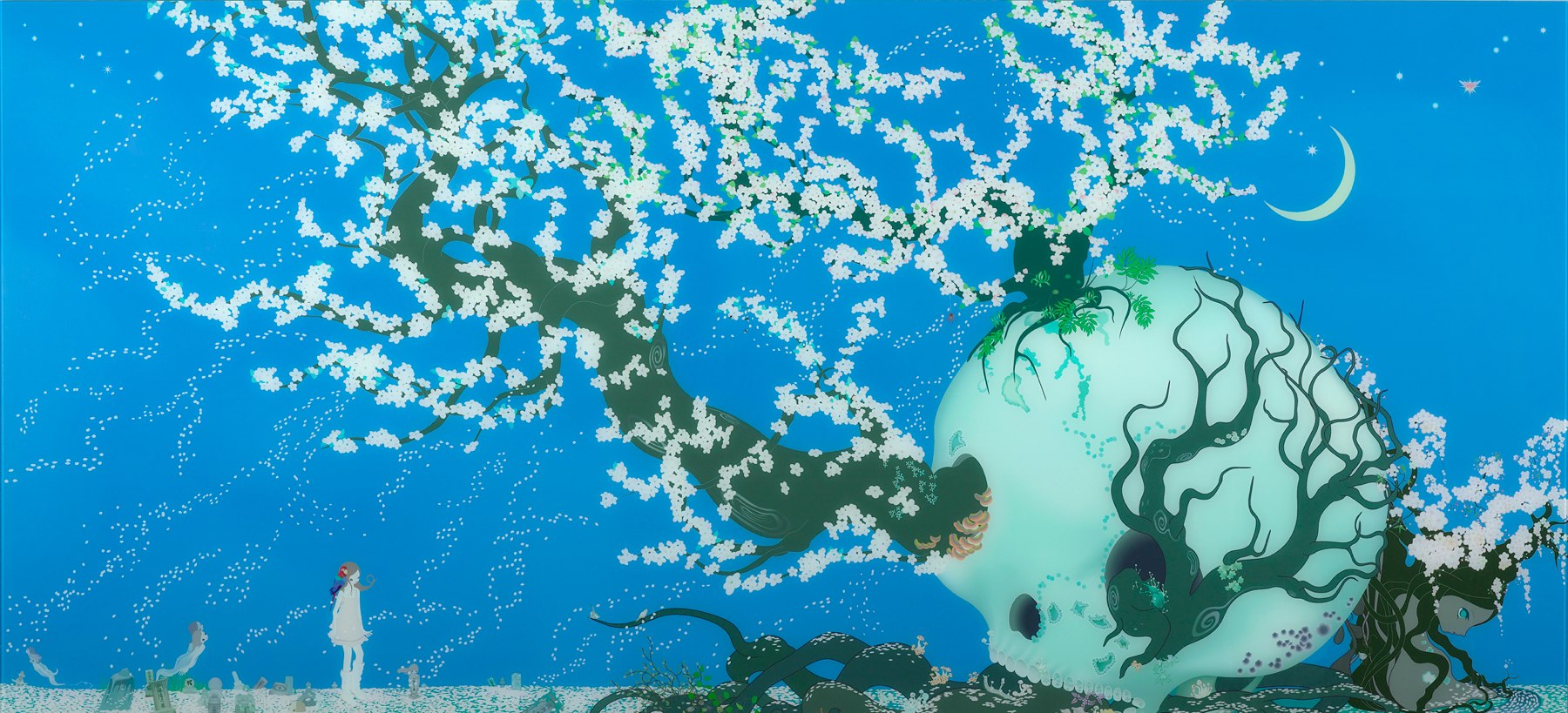 Aoshima_AContentedSkull_135x295cm.jpg