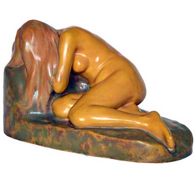 Art Nouveau iridescent pottery figure by Zsolnay Pecs.jpg