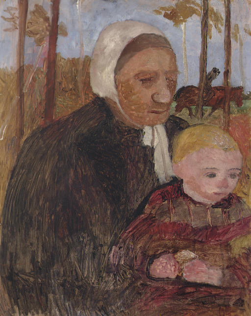 Bim Hintergrund ein Reiter , 1904.jpg