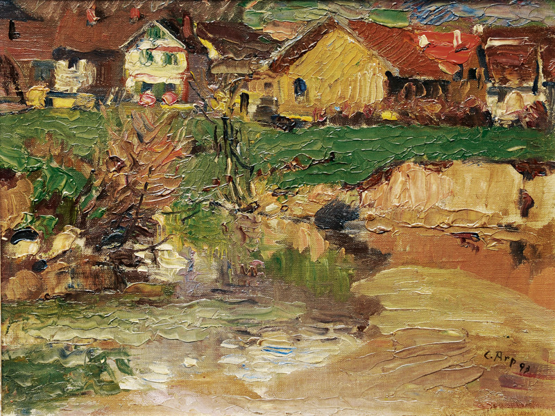 Carl_Arp_-_Dorf_am_Wasser.jpg