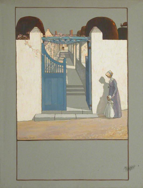 Charles-Paget-Wade-A-Mother-and-Child-in-front-of-Gates-St-Kitts.jpg