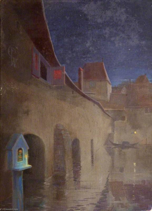 Charles-Paget-Wade-Night-Scene-with-a-Viaduпct-in-St-Kitts-.jpg