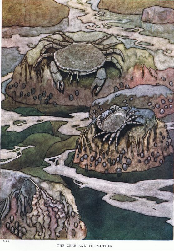 Charles_Robinson_-_The_crab_and_its_mother_1930s_-_(MeisterDпrucke-393478).jpg