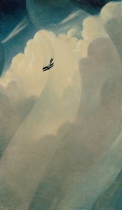 Christopher Richard Wynne Nevinson - Spiral Descent  - (MeisterDrucke-154917).jpg