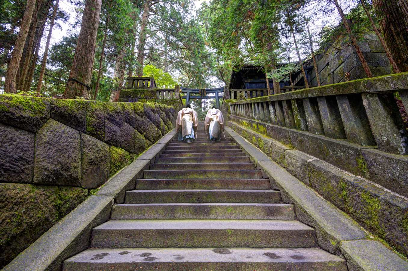 Climbing-the-steps-to-Ieyasus-shrine-а.jpg