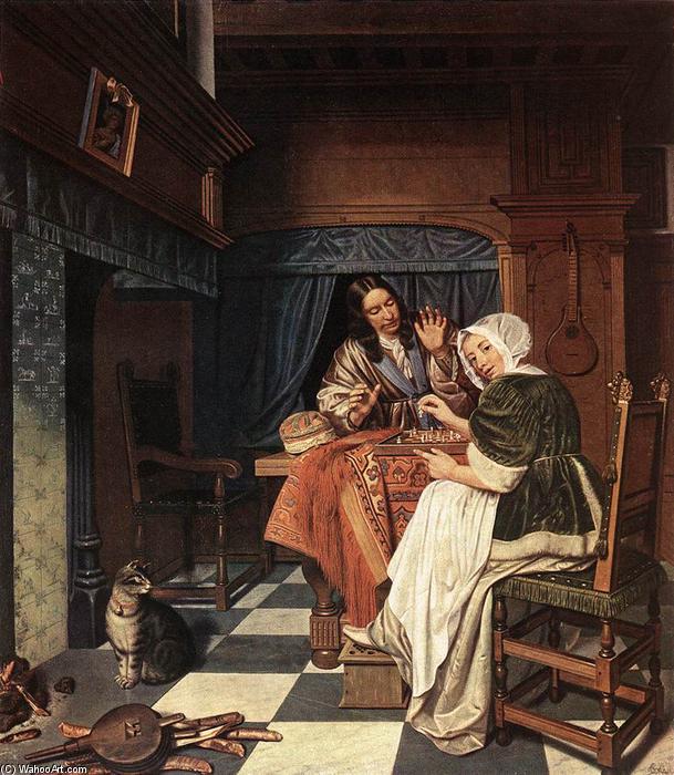 Cornelis-De-Man-The-Chess-Players-2-.JPG