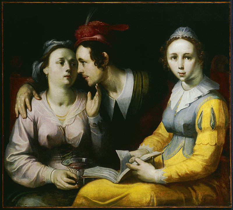 Cornelisz,_ван харлемCornelis,_A_Courting_Couple_and_Woman_with_a_Songbook,_ca._1594.jpg