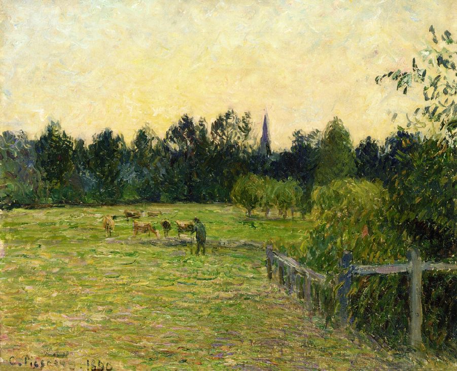 Cowherd in a Field at Eragny, 1890.jpeg