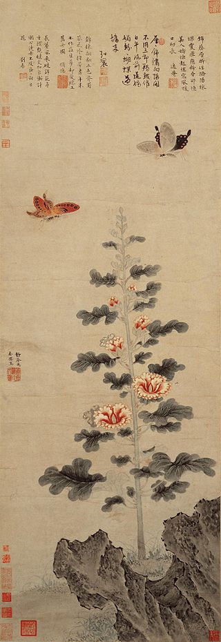 Dai_Jin-Hollyhock_and_Butterflies.jpg