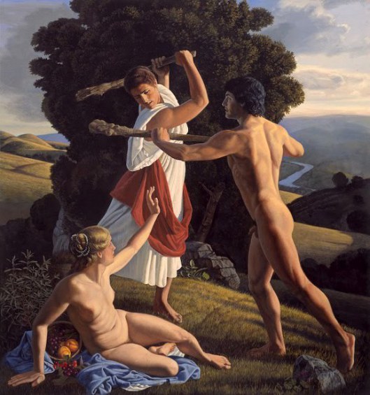 David Ligare (1945)hercules-protecting-the-balance-between-pleasure-and-virtue.jpg
