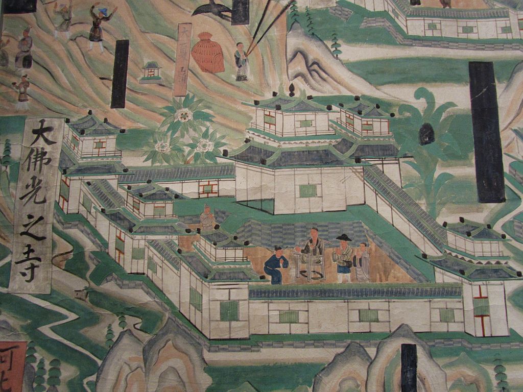 Detail_of_Foguang_Temple_from_Mogao_Cave_61_2013-12.JPG