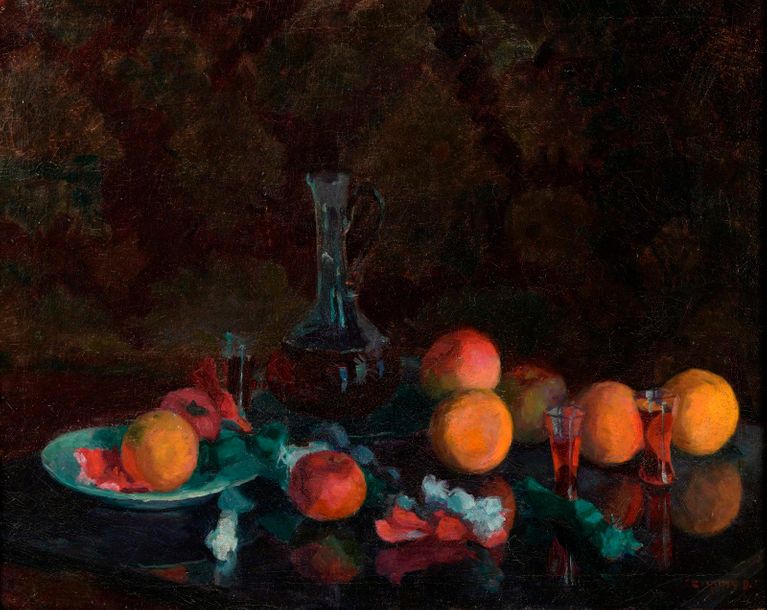 DEZSÕ-CZIGÁNY-(BUDAPEST-1883-1937-BUDAPEST)-_NATURE-MORTE-AUX-FRUITS-ET-UNE-CARAFE&HELLIP-.jpg