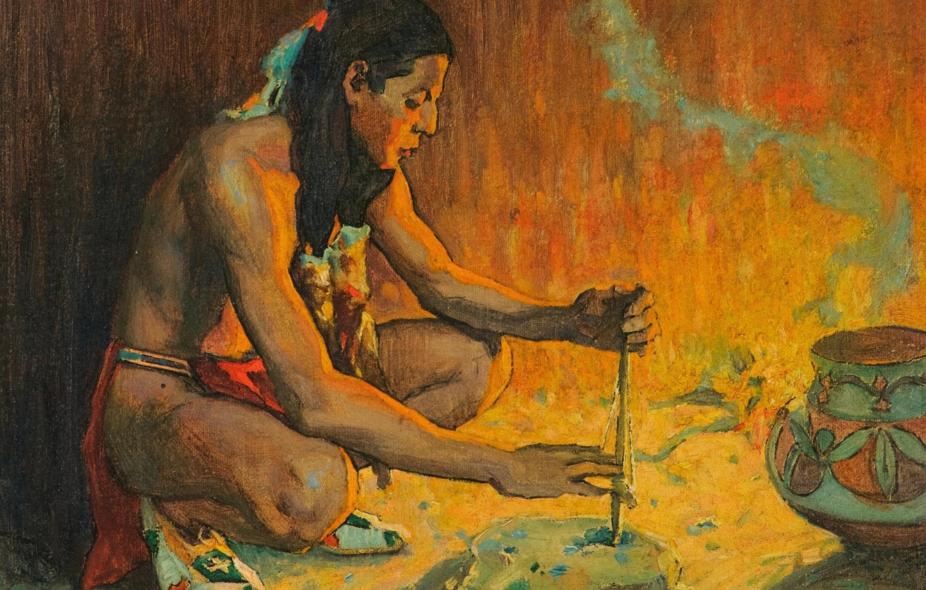 Eanger Irving Couse eanger-irving-couse-drilling-turquoise-razzhiganie-ognia.jpg