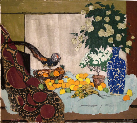 Emil Orlik, Still life with fruit, flowers and a pheasant, 1905.jpg