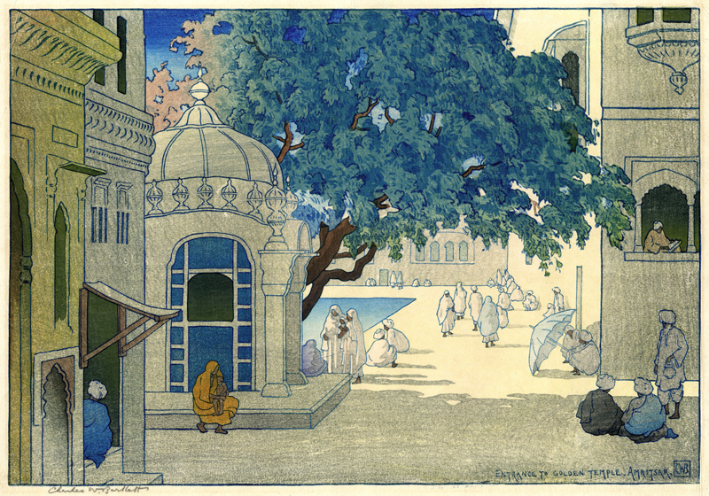 Entrance-to-Golden-Temple-Amritsar-by-Charles-W-Bartlett.jpg
