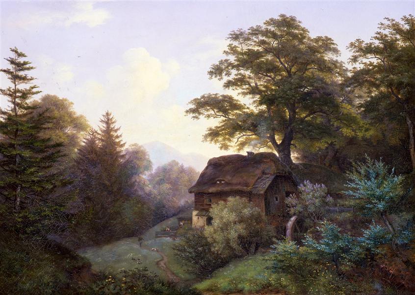 Ernst_Ferdinand_Oehme_-_Die_Wassermühle.jpg