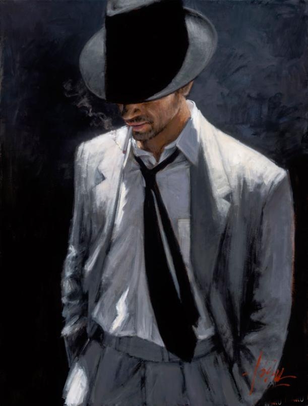 Fabian Perez 1967 - Argentine Figurative painter - Male Painting - Tutt\'Art@ (6).jpg