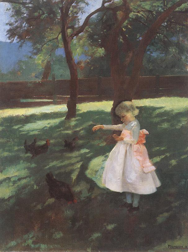 Ferenczy,_Károly_-_Feedingthe_Chickens_(1895).jpg
