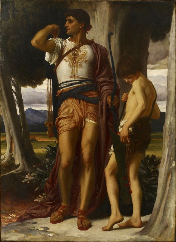 Frederic_Leighton_-_Jonathan_token_to_David_-_c.1868.jpg