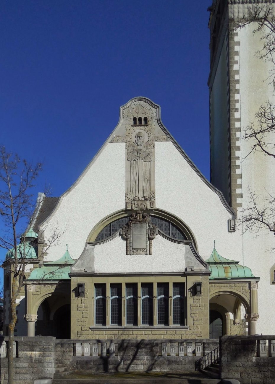Freiestrasse 8, evangelische Paulus-Kirche (Karl Moser &amp; Robert Curjel 1902-05) (3).jpg