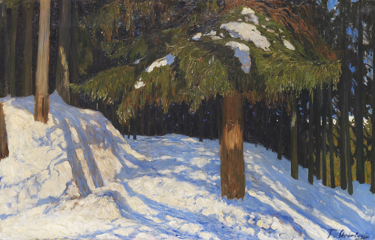 Fritz_Overbeck_-_Tannenwald_im_Schnee_(ca._1909).jpg