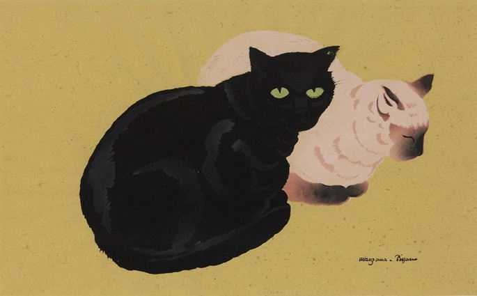 Georges Manzana-Pissarro-Deux chats_T637963308972215864.jpg