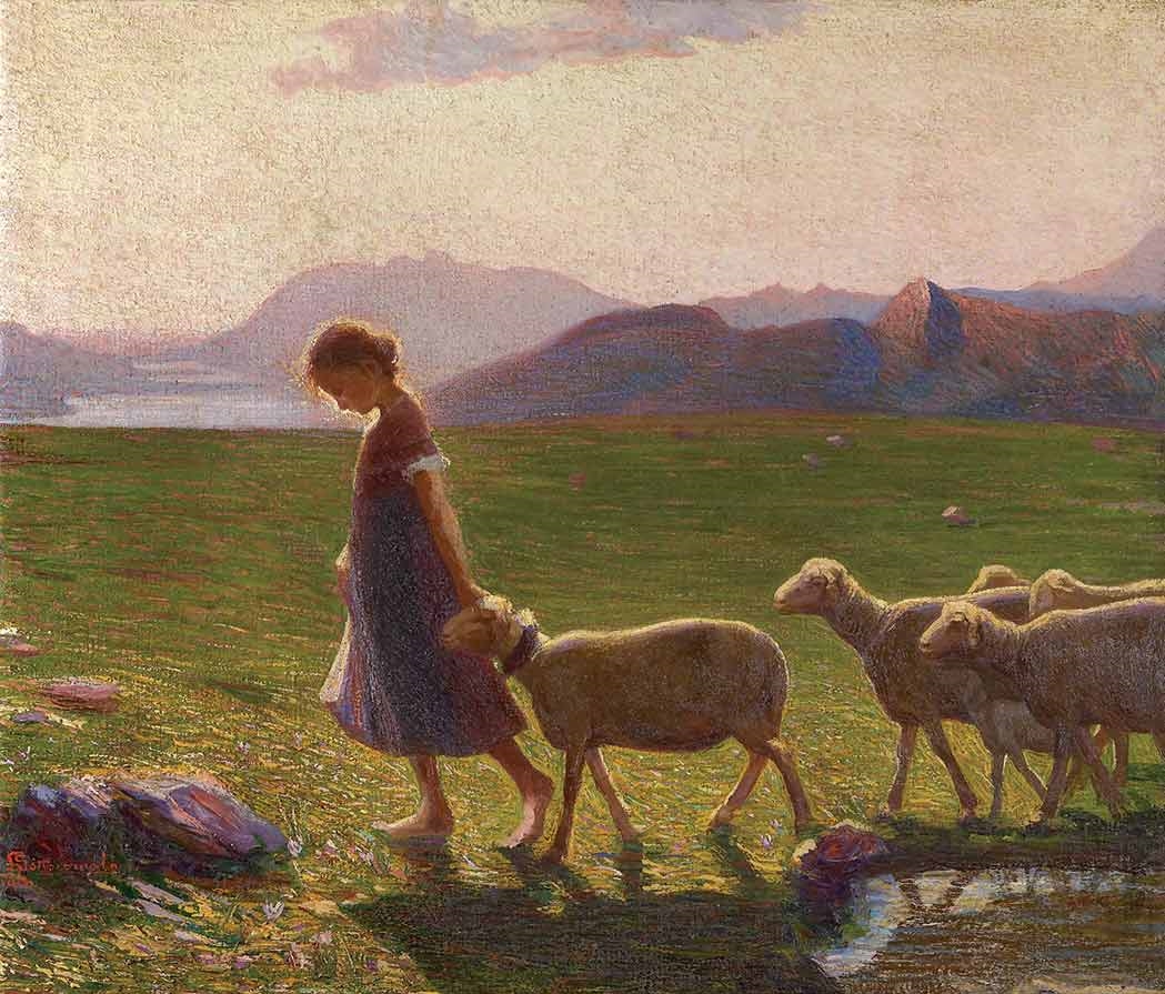 Giovanni-Sottocornola-End-of-the-Day--Alpine-pasture-1909.jpg