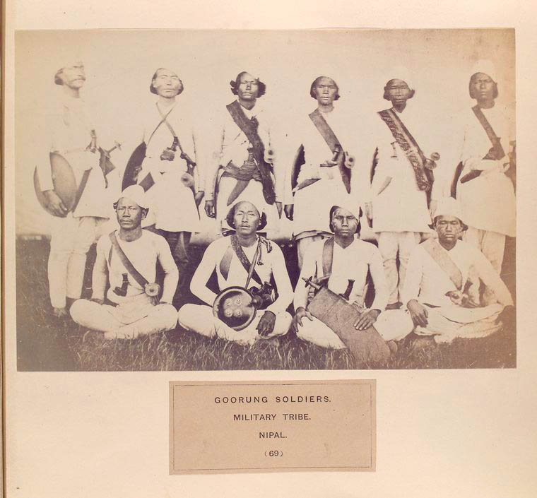 Goorung_soldiers,_military_tribe,_Nipal.jpg