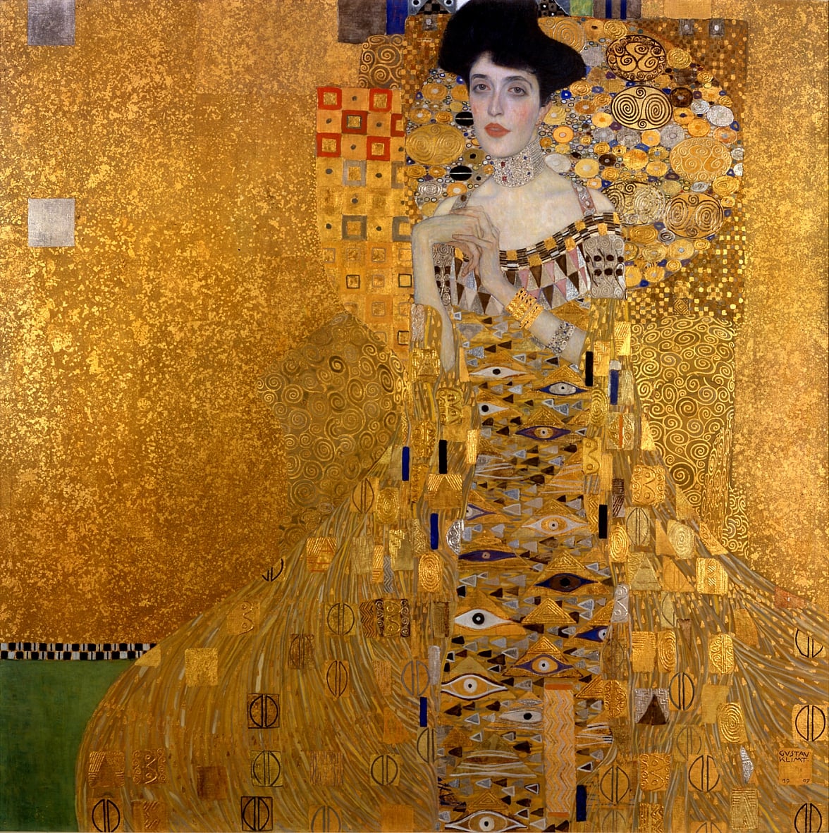 Gustav Klimt - Adele Bloch Bauer (Ausschnitt) - (MeisterDrucke-16196).jpg