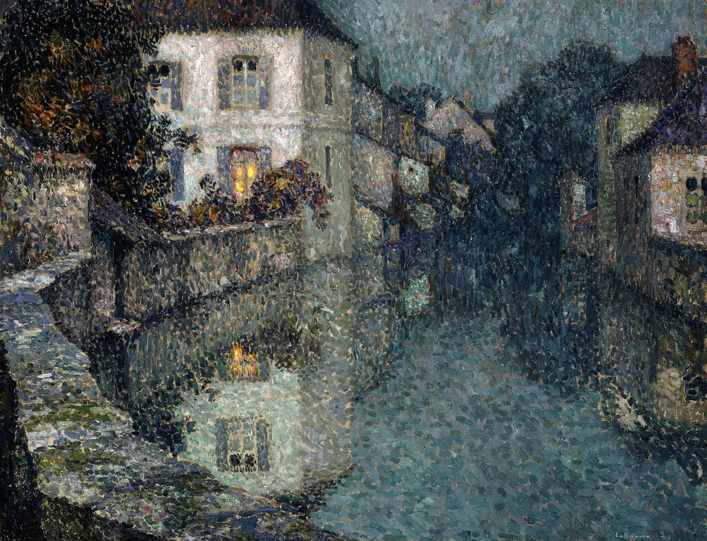 Henri_Eugene_Augustin_Le_Sidaner_-_Houses_on_the_Canal_.jpg