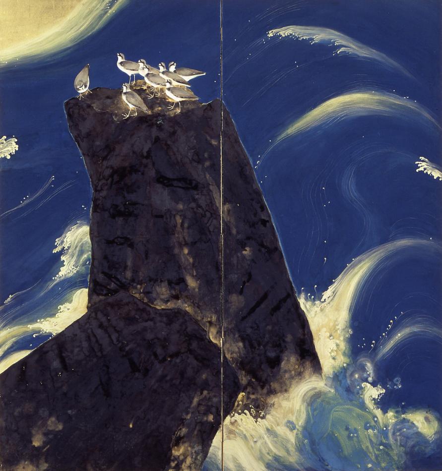 Hirafuku Hyakusui, Rough Coast, 1926contk_1062_3.jpg