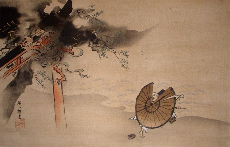 Itcho_Hanabusa,_The_Falling_Thunder_God.jpg