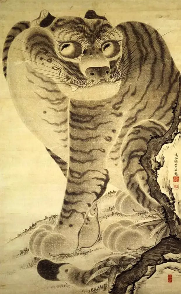 Ito Jakuchu (1716-1800) Тигр.jpg