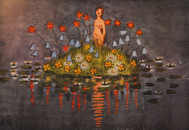 Ivar Arosenius, Lycksaligehtens ö 1902 (1).jpg