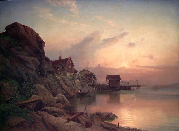 Jн.ohan_Jørgen_Broch_-_Kystlandskap_i_solnedgang_-_Nasjonalmuseet_-_NG.M.01449.jpg