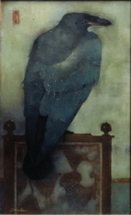 Jan_Mankes,_Kraai_op_scherm,_Museum_Arnhem,_GM_13752.jpg