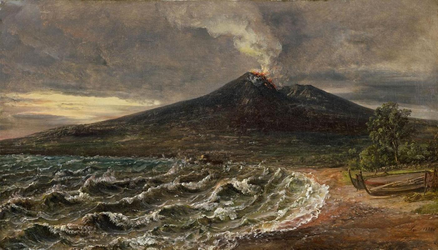 Johan_Christian_Dahl_-_Utsikt_over_Vesuv_fra_kysten_ved_Castellammare_(1820).jpg