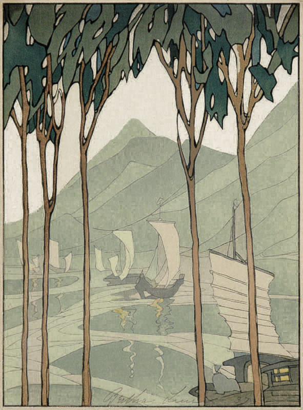 Junks-Trees-and-Mountains-aka-Junks-on-a-Lake-by-Bertha-Lum (1).jpg