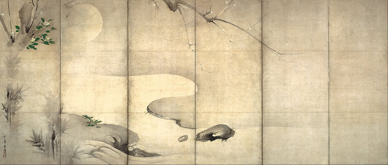 Kaihô_Yûshô_-_Pine_and_Plum_by_Moonlight_-_Google_Art_Project_(399082).jpg