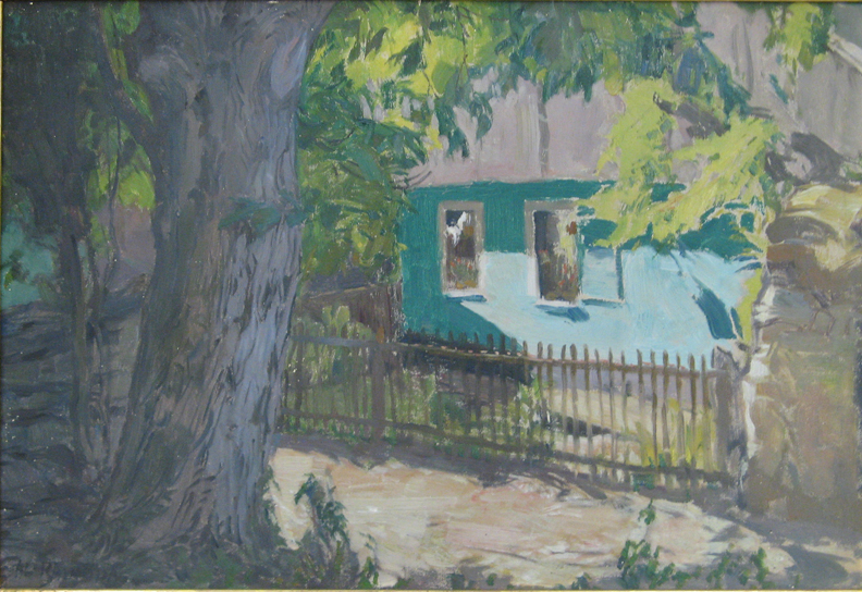 Kalvoda,_Alois_-_U_chalupy.jpg