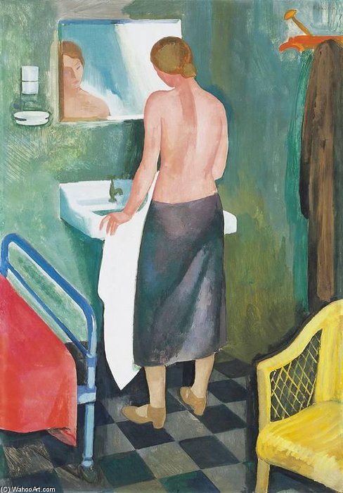Karoly+Patko-Woman+Washing+Herself.jpg