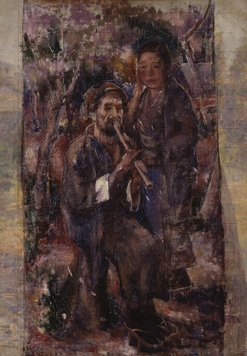 Katada Tokurō（1889－1934Kaka-chikujin(rough_sketch)_by_Katada_Tokurō.jpg